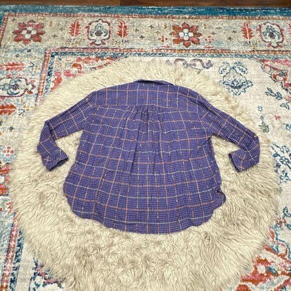 Free People Womens Break My Stride Button Up Shirt size small - Picture 6 of 6